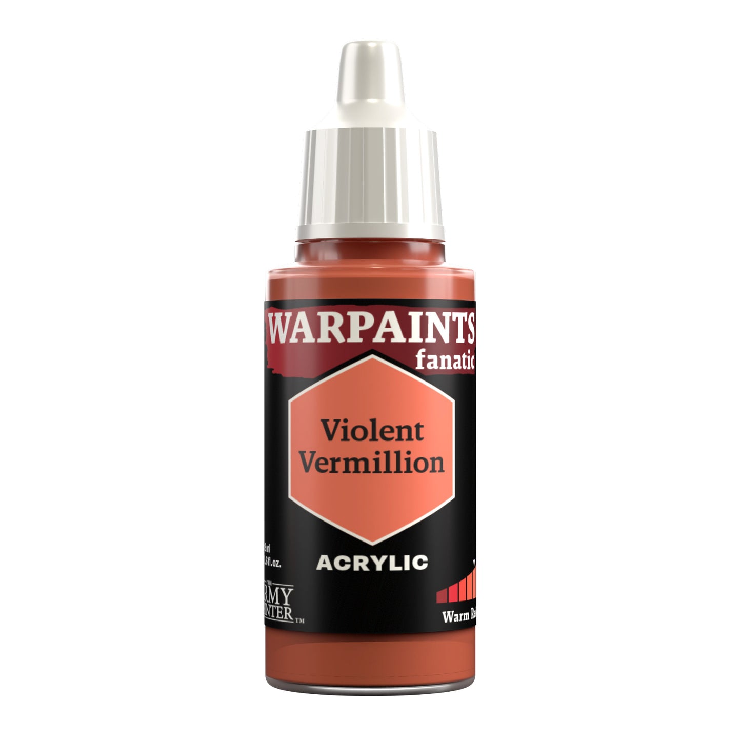 Army Painter WP3107 Warpaints Fanatic: Violent Vermilion