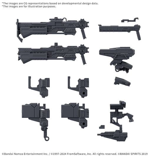 Bandai 2724591 30MM x Armored Core VI Option Parts Set Armored Core VI Fires Of Rubicon Weapon Set 03