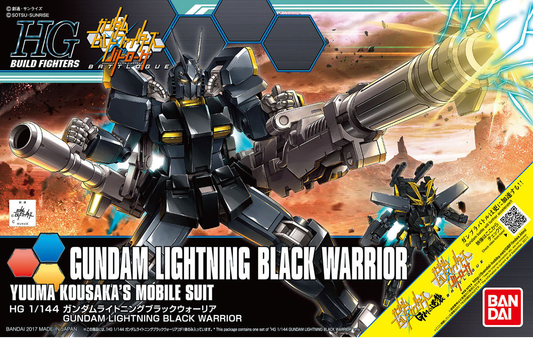Bandai 2401239 HGBF #61 1/144 Gundam Lightning Black Warrior "Gundam Build Fighters Battlogue"
