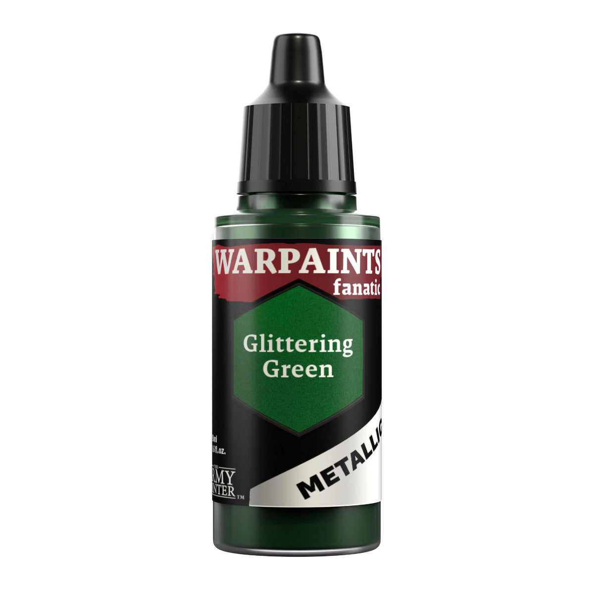 Army Painter WP3197 Warpaints Fanatic Metallic: Glittering Green