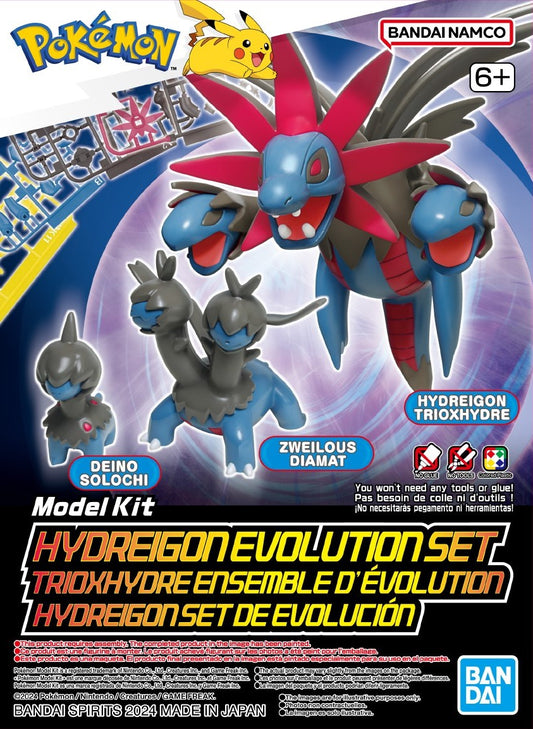 Bandai 2730251 Pokémon Model Kit Hydreigon Evolution Set