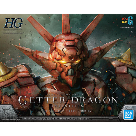 Bandai 2507769 Getter Robo HG Getter Dragon (Infinitism Ver.) 1/144 Scale Model Kit