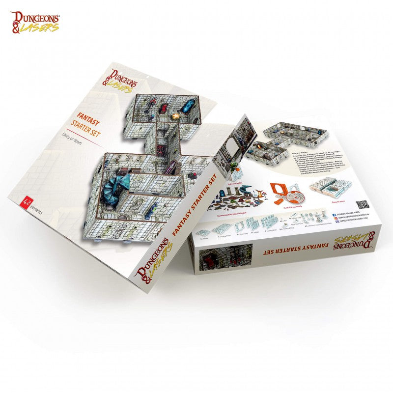 Archon Studio DNL0026 Dungeons and Lasers: Fantasy Starter Set