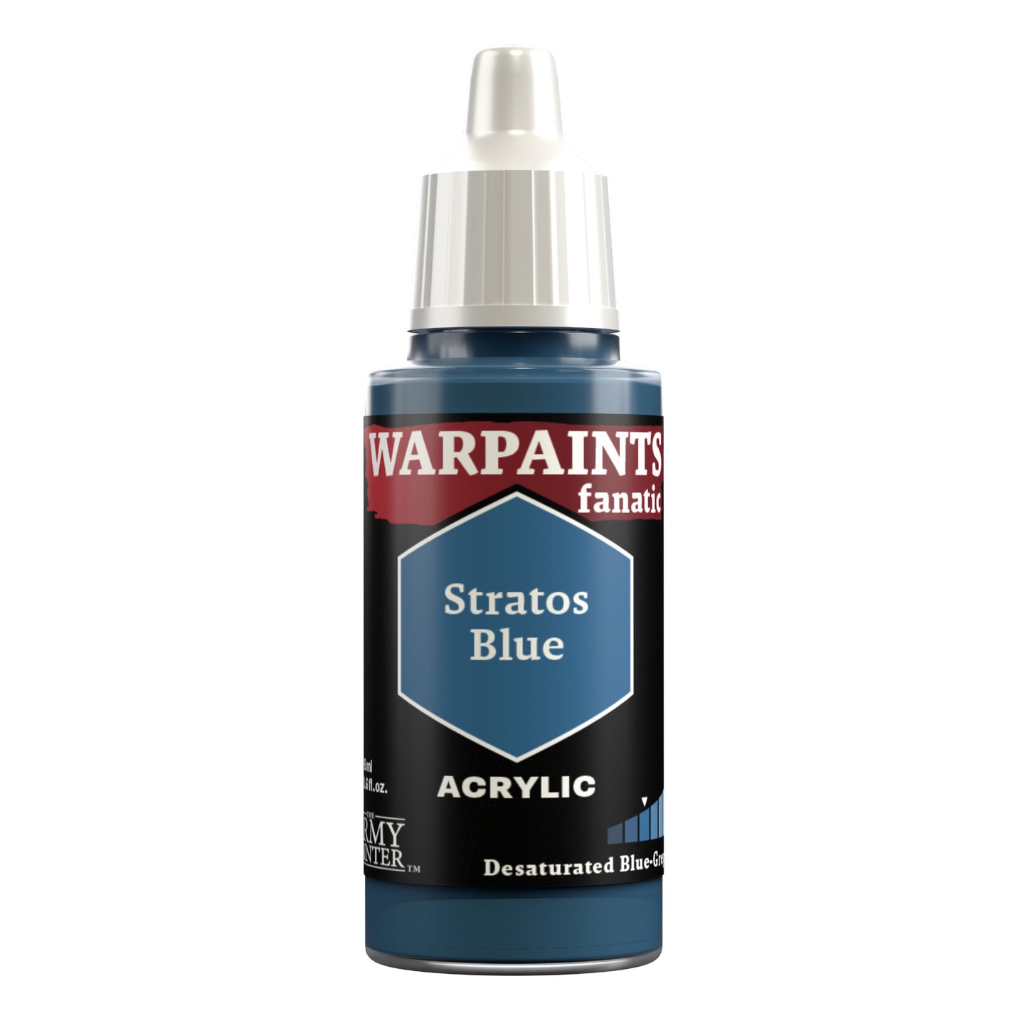 Army Painter WP3015 Warpaints Fanatic Acrylic Hobby Paint (Stratos Blue) (18ml)
