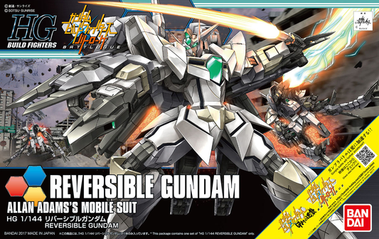 Bandai 2393111 HGBF #63 1/144 Reversible Gundam "Gundam Build Fighters Battlogue"