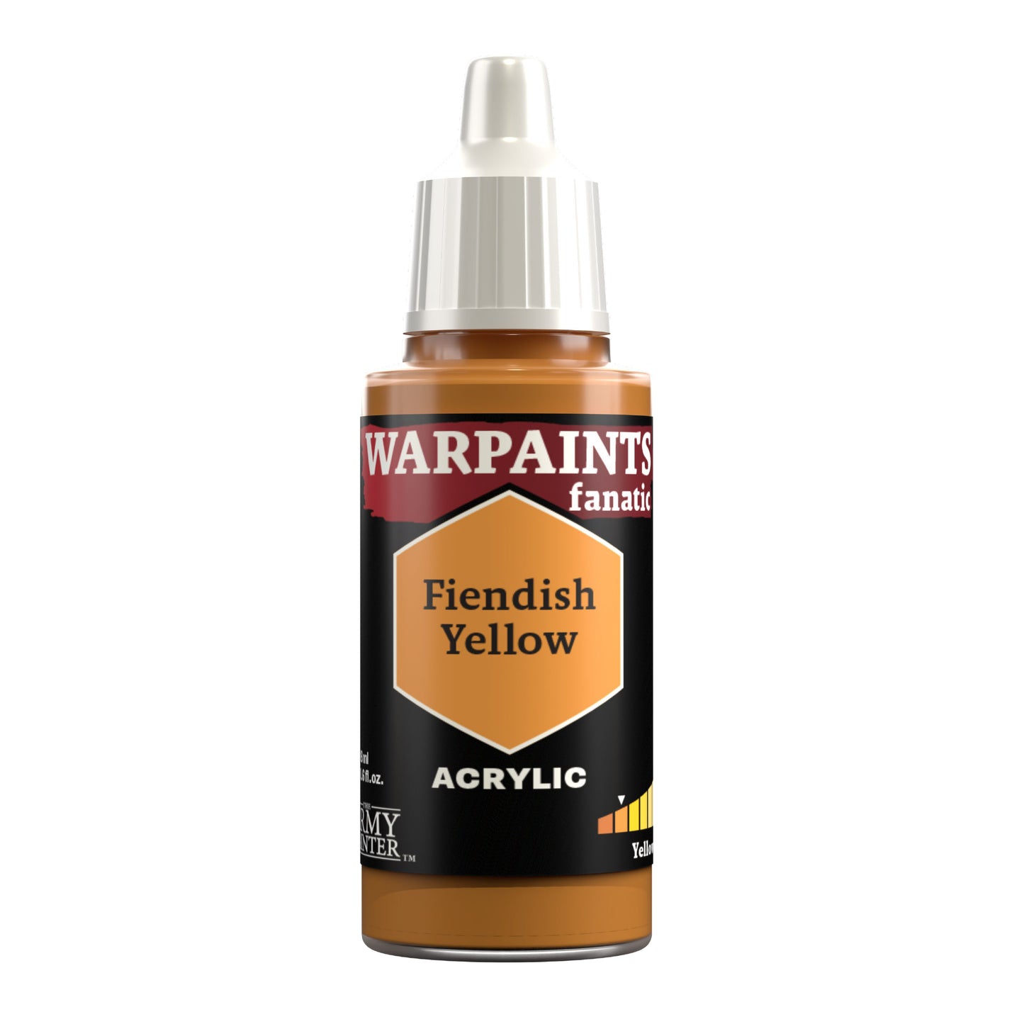 Army Painter WP3092 Warpaints Fanatic: Fiendish Yellow