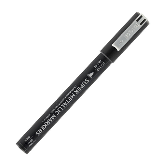 Dspiae MKS-01 Super Metallic Color Markers - Chrome Silver