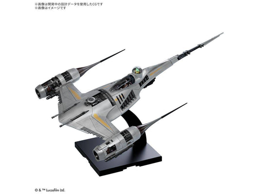 Bandai 2783949 Star Wars The Mandalorian Mandalorian N-1 Starfighter 1/48 Scale Model Kit