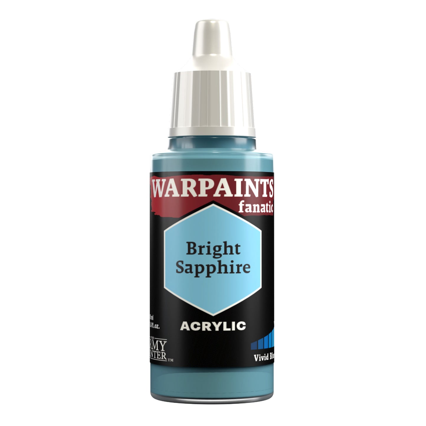 Army Painter WP3030 Warpaints Fanatic Acrylic Hobby Paint (Bright Sapphire) (18ml)