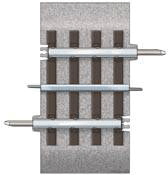 Lionel 612026 O FasTrack 1.75" Straight Bulk w/Roadbed - 3-Rail