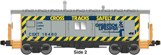 Bluford Shops 44320 N International Car Bay Window Caboose Phase 4 - RTR -- CSXT #16460