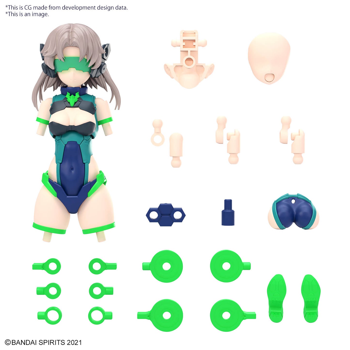 Bandai 2700398 30MS Option Parts Set 14 Spotter Costume Color B