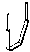 A Line Product 29001 Stirrups pkg(25) -- Style B