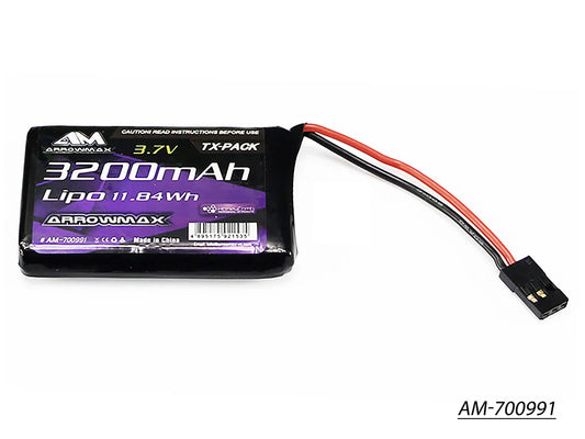 Arrowmax AM-700991 Lipo Battery 3200mAh 3.7V for Sanwa MT-44 700991