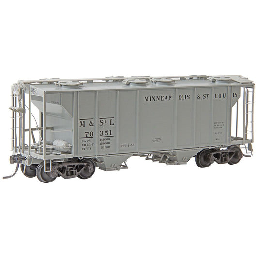 Kadee 8343 #8343 HO Scale Minneapolis & St Louis #70351 - RTR PS-2 Two Bay Hopper
