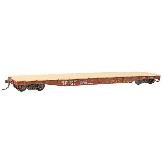 Kadee 9506 HO Scale Union Pacific #57059 - RTR 50 Ton AAR Flat Car