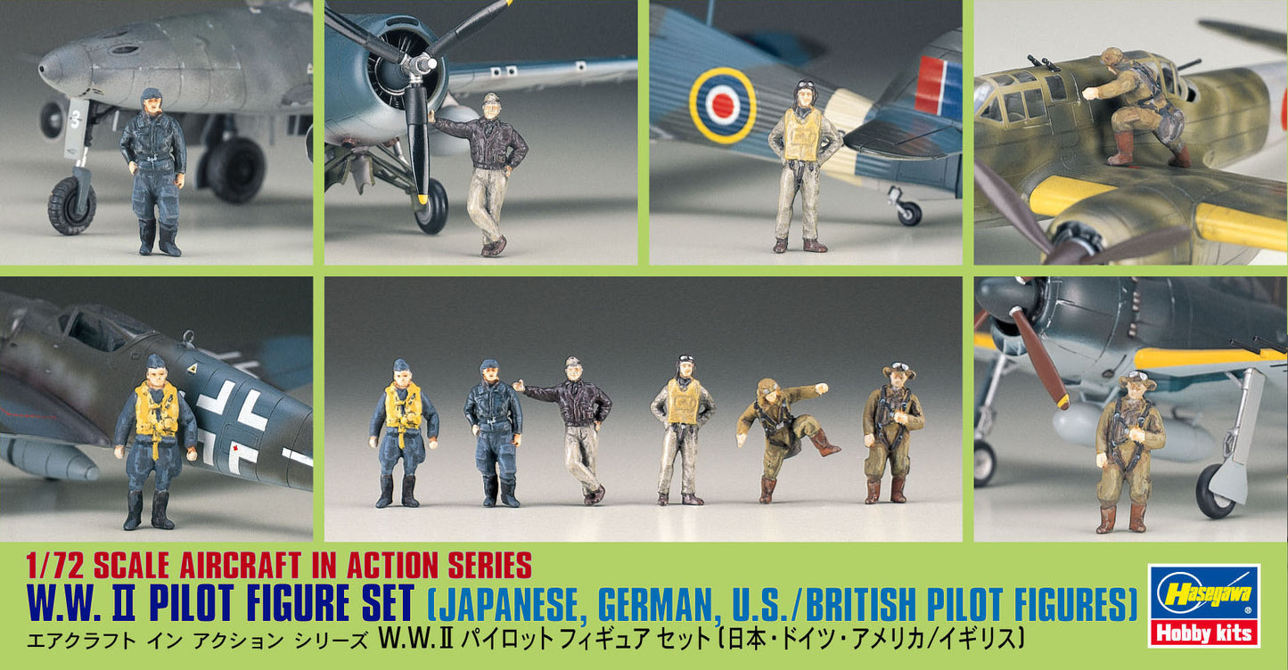 Hasegawa 35008 WWII Pilot Figure Set
