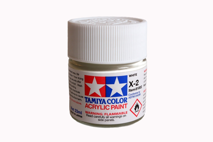 Tamiya 81002 X-2 Acrylic White