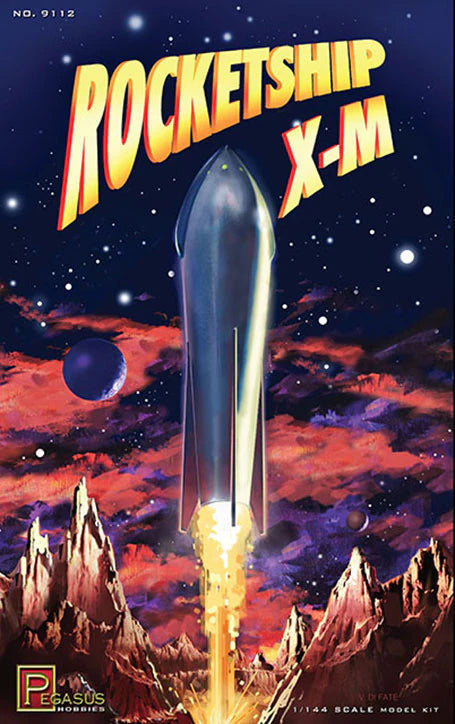 Pegasus 9112 Plastic Model Kit Rocketship X-M