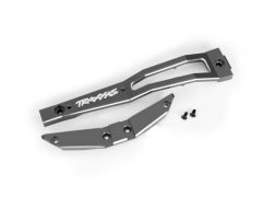 Traxxas 10221-GRAY Chassis brace, front, 6061-T6 aluminum, Grey Anodized