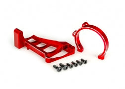 Traxxas 10262-RED Red Aluminum Front and Rear Motor Mounts