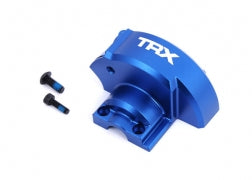 Traxxas 10287-BLUE Cover, gear (blue-anodized 6061-T6 aluminum)