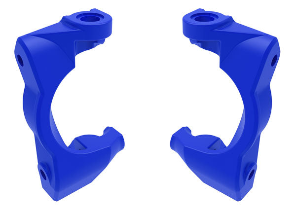 Traxxas 10732-BLUE Blue Caster Blocks (L&R)