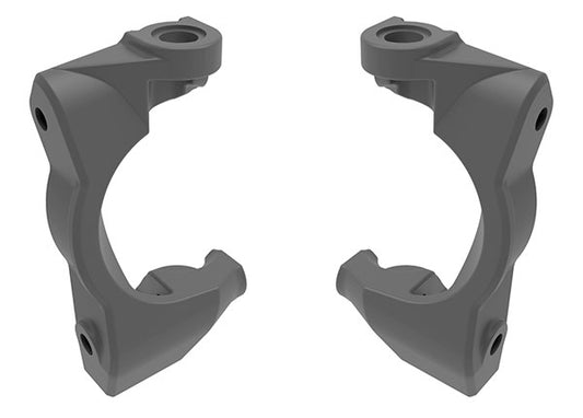 Traxxas 10732-GRAY Caster blocks (c-hubs), left & right (gray)