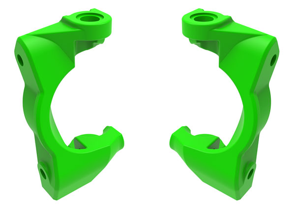 Traxxas 10732-GRN Green Caster Blocks (L&R)