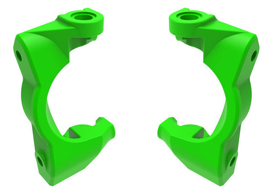Traxxas 10732-GRN Caster blocks (c-hubs), left & right (green)