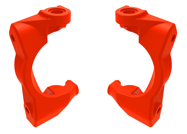 Traxxas 10732-RED Red Caster Blocks (L&R)