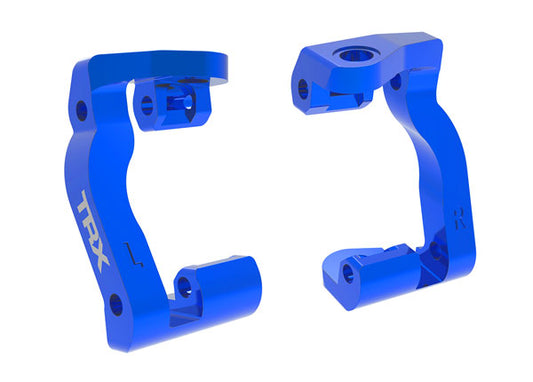 Traxxas 10733-BLUE Caster blocks (c-hubs), 6061-T6 aluminum (blue-anodized) (left & right)
