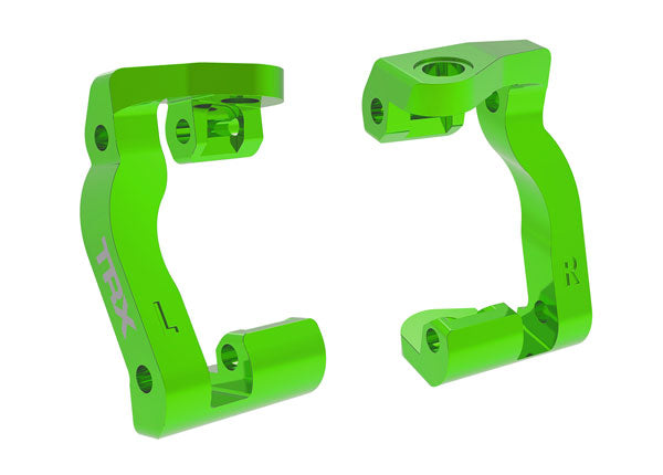 Traxxas 10733-GRN Caster blocks (c-hubs), 6061-T6 aluminum (green-anodized) (left & right)