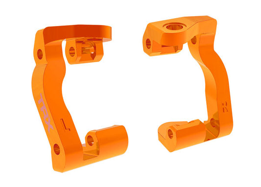 Traxxas 10733-ORNG Caster blocks (c-hubs), 6061-T6 aluminum (orange-anodized) (left & right)