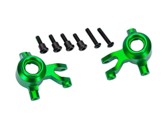 Traxxas 10734-GRN Green Aluminum Steering Blocks (L&R)