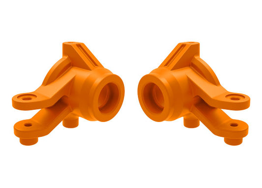 Traxxas 10736-ORNG Steering blocks, left & right (orange)