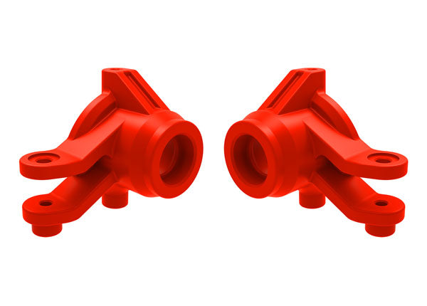 Traxxas 10736-RED Red Steering Blocks (L&R)