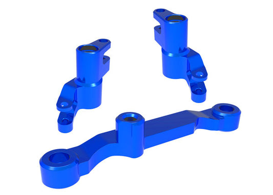 Traxxas 10743-BLUE Steering bellcranks, draglink (blue-anodized 6061-T6 aluminum)