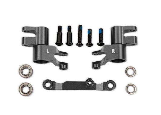 Traxxas 10743-GRAY Gray Aluminum Bellcrank Assembly with Drag Link
