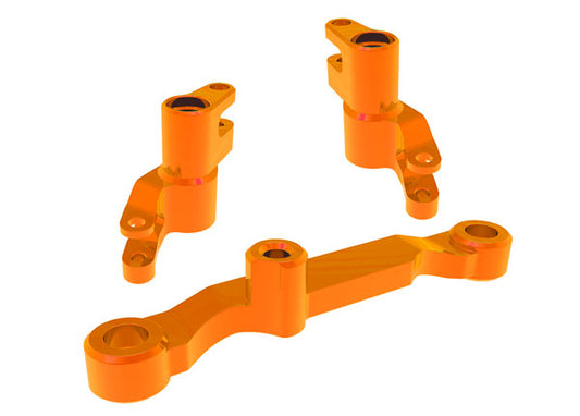 Traxxas 10743-ORNG Steering bellcranks, draglink (orange-anodized 6061-T6 aluminum)