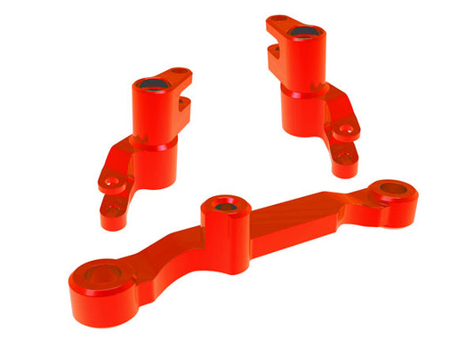 Traxxas 10743-RED Steering bellcranks, draglink (red-anodized 6061-T6 aluminum)