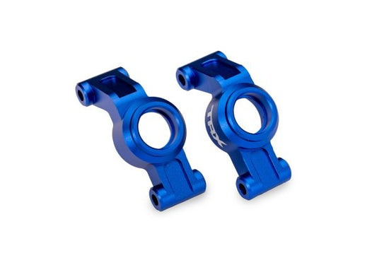 Traxxas 10751-BLUE Blue Aluminum Stub Axle Carriers (L&R)