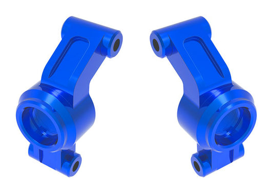 Traxxas 10751-BLUE Carriers, stub axle, 6061-T6 aluminum (blue-anodized) (left & right)