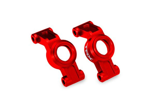 Traxxas 10751-RED Red Aluminum Stub Axle Carriers (L&R)