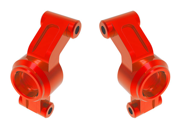 Traxxas 10751-RED Carriers, stub axle, 6061-T6 aluminum (red-anodized) (left & right)