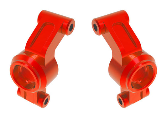 Traxxas 10751-RED Carriers, stub axle, 6061-T6 aluminum (red-anodized) (left & right)