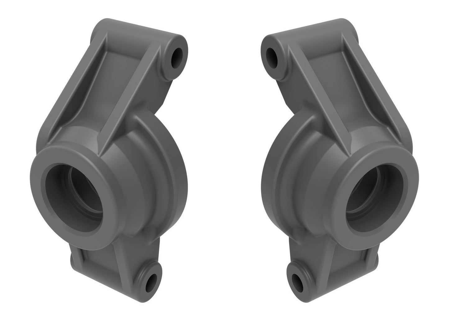 Traxxas 10752-GRAY Gray Stub Axle Carriers (L&R)