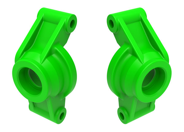 Traxxas 10752-GRN Green Stub Axle Carriers (L&R)