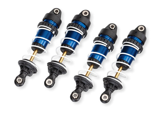 Traxxas 10765-BLUE Shocks, GTR long, blue-anodized (4)