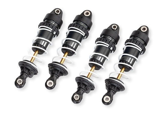 Traxxas 10765-GRAY Shocks, GTR long, hard-anodized (4)